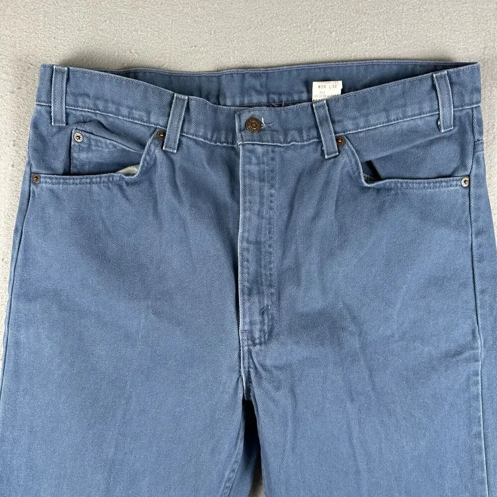 Vintage Levi's 505 Jeans Men's 38x32 Blue Denim Regular Fit Straight Leg